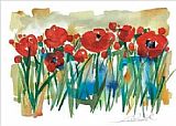 Alfred Gockel Field of Poppies painting